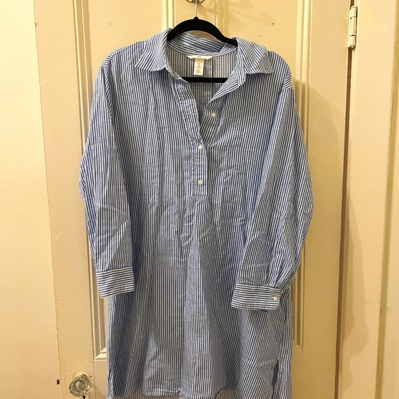H&M Striped Smock Dress - M - Picture 1 of 5